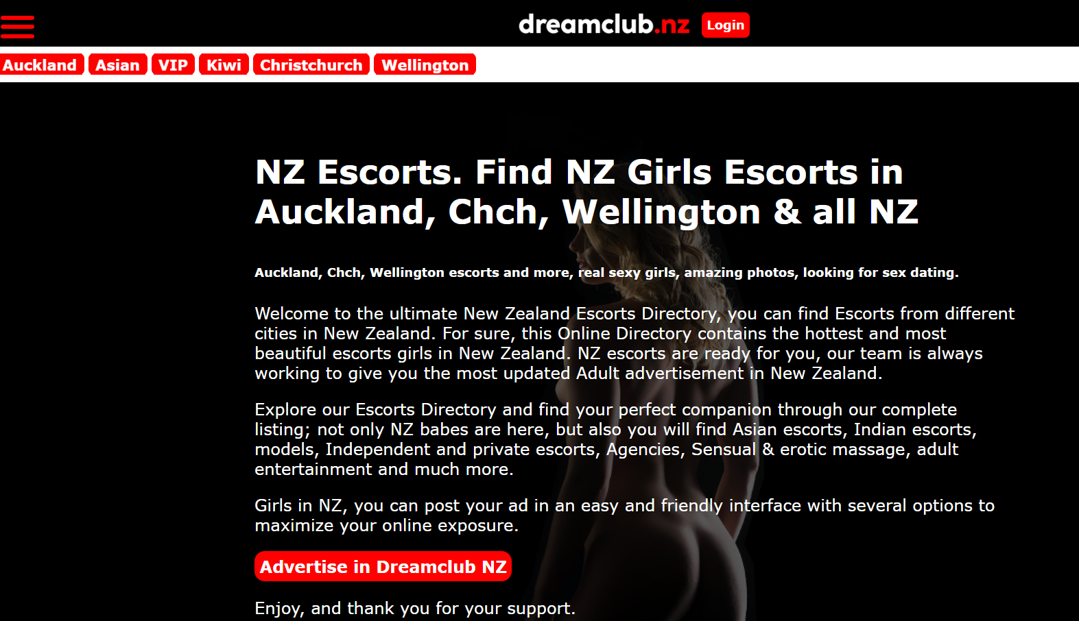 DreamClub NZ - Girls escorts