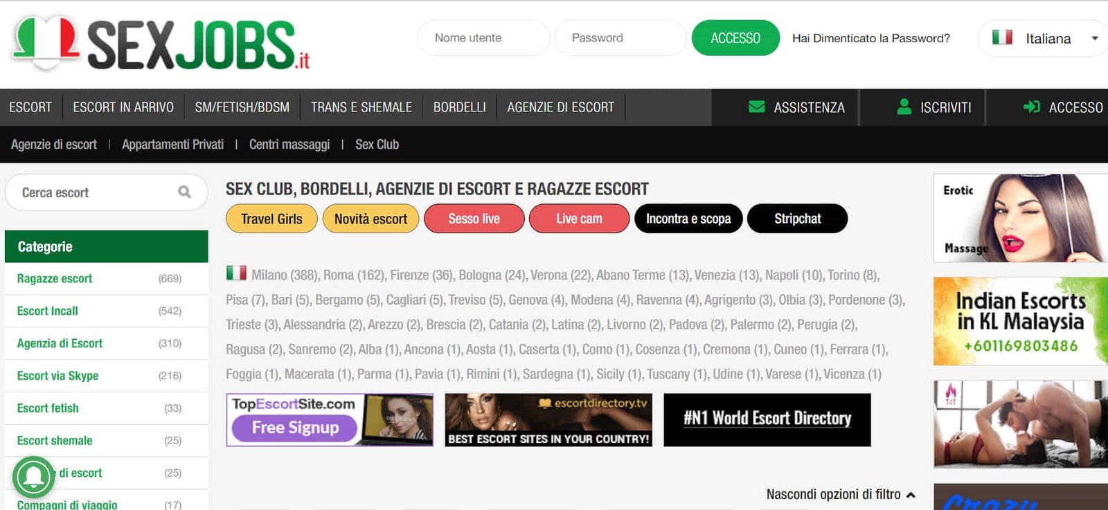 Escort Italia