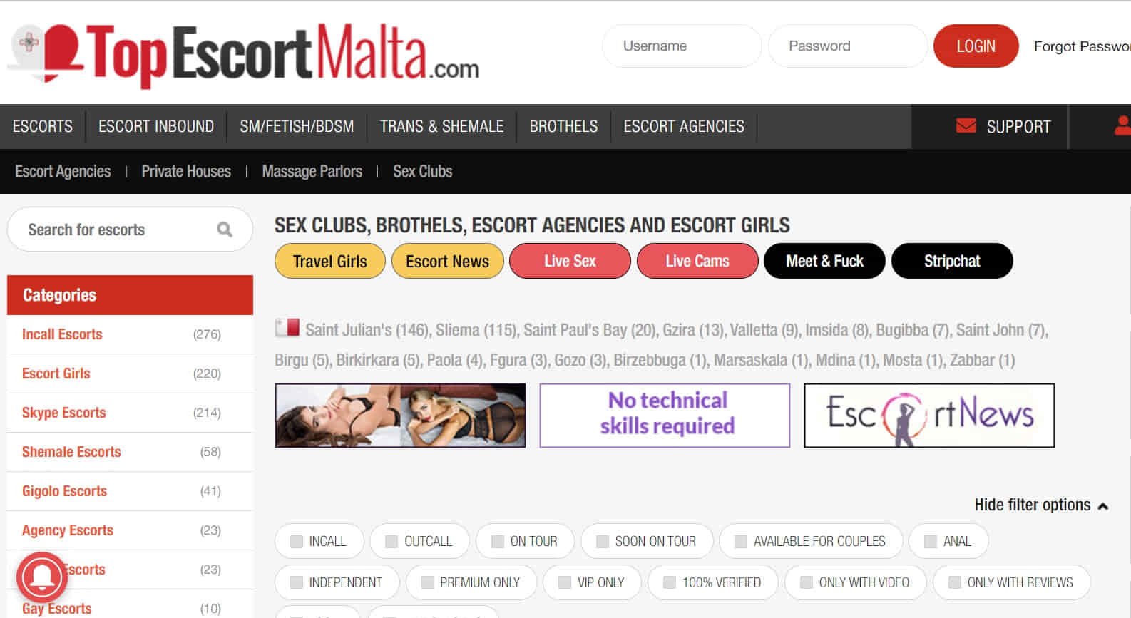 Escorts Malta