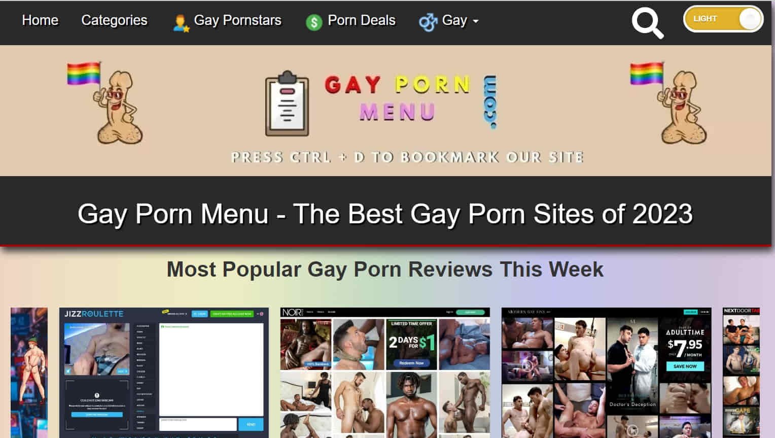 GayPornMenu