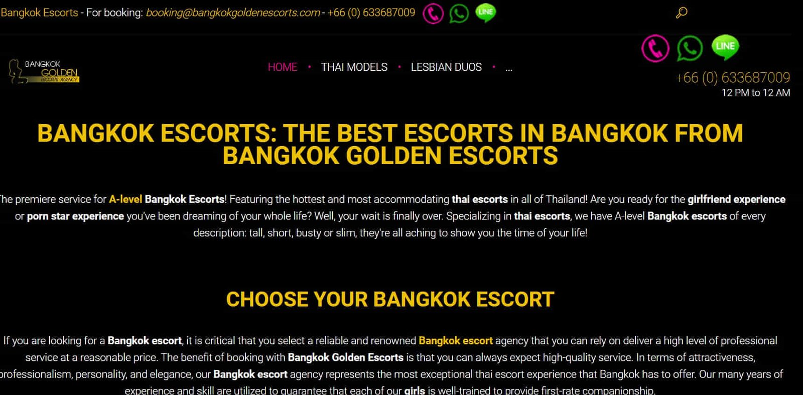 Bangkok escorts