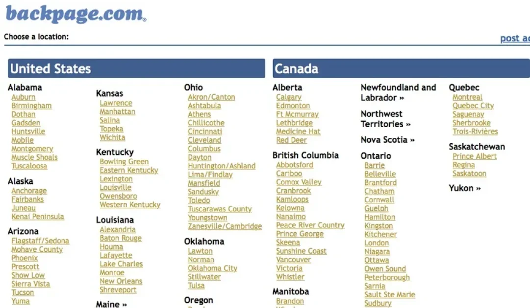 Adult Adlist Has Come with More Than Features of Backpage