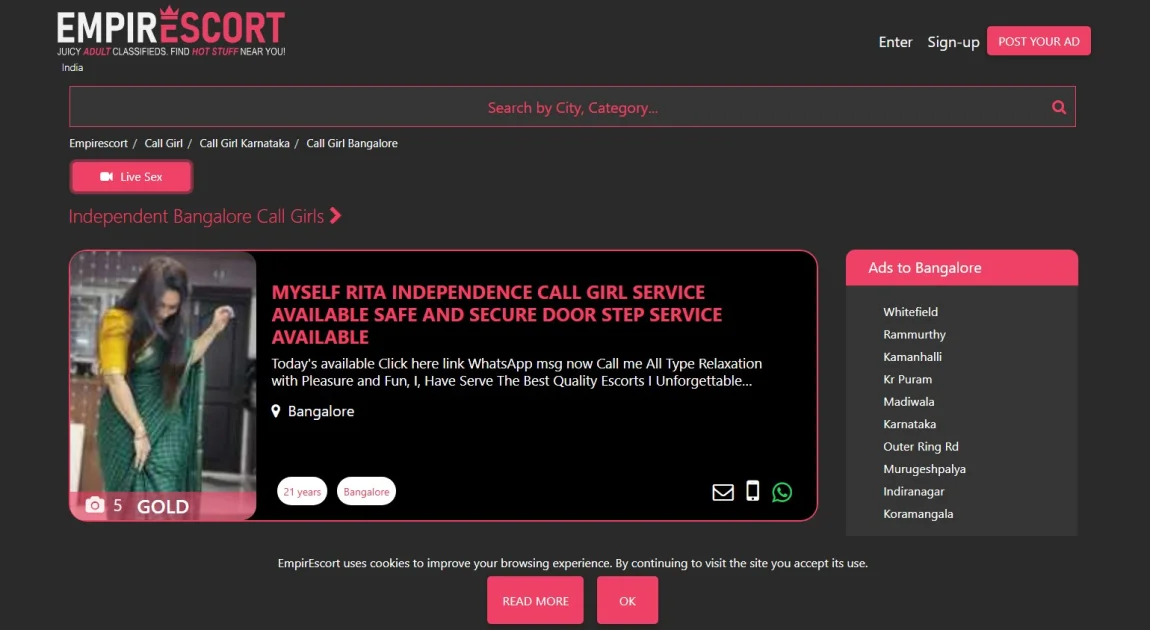 Bangalore Escort Service and the Refined Spirit of Modern India — empirescort.in