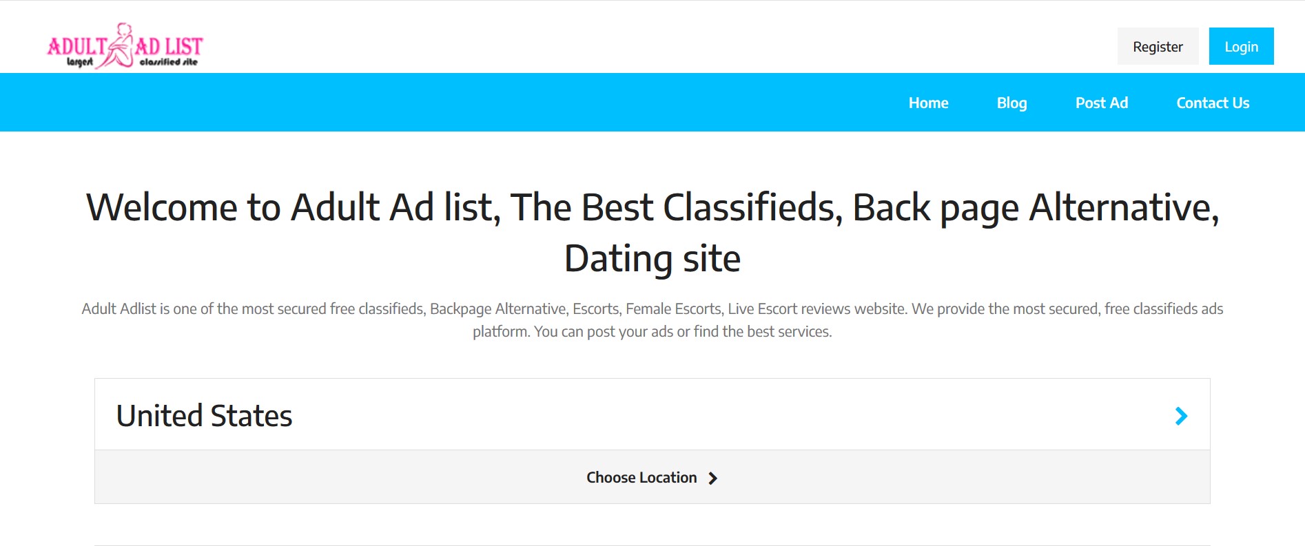 Free Personal Classified Ads Website Name is Adult Adlist